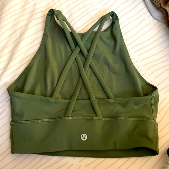 Sport bras lululemon green - Picture 2 of 3